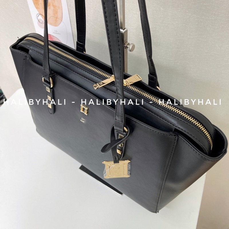 Túi tote lyn khoá kéo lịch sự để đồ thoải mái