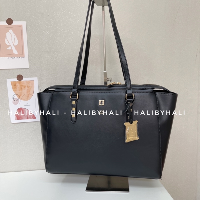 Túi tote lyn khoá kéo lịch sự để đồ thoải mái