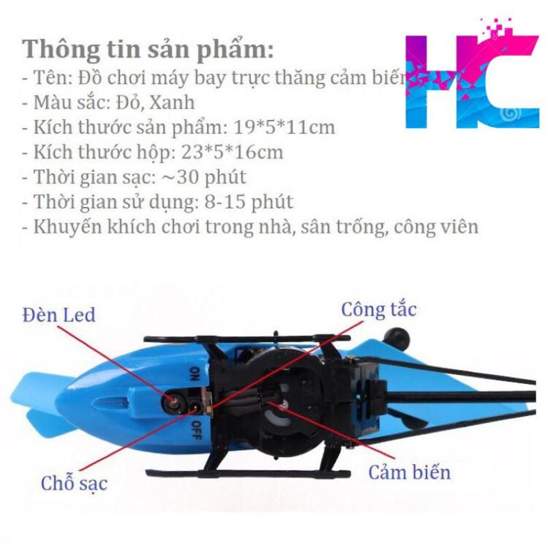 Đồ chơi Máy bay điều khiển từ xa cảm ứng hồng ngoại - Tặng pin - Đồ chơi vận động - hang_chuan