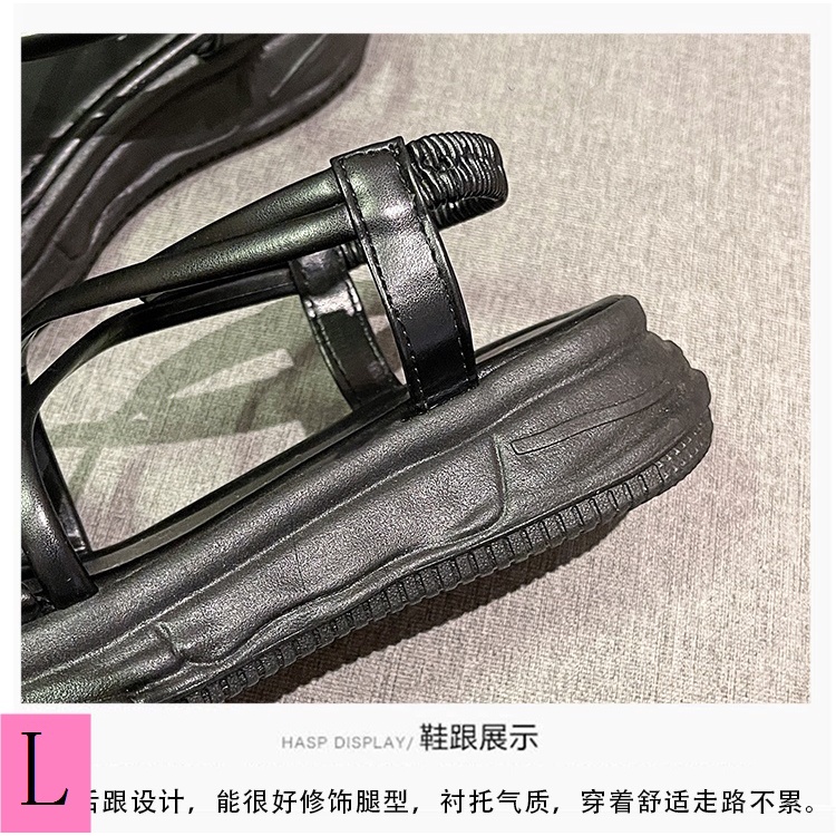 Giày Sandal Đế Bằng Quai Chéo Phong Cách Hàn Quốc Thời Trang Mùa Hè Mới 2023