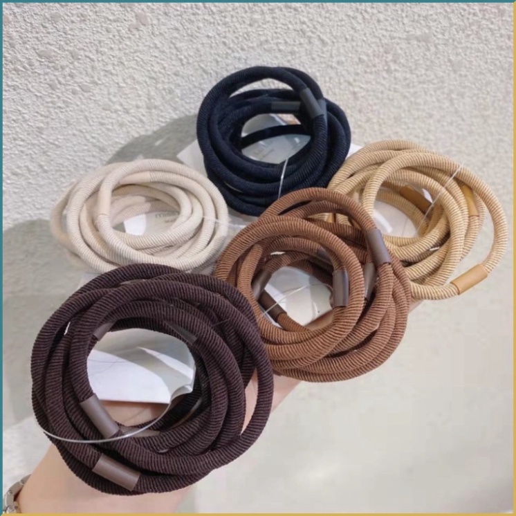 Dây Cột Tóc Trơn Đơn Giản Dễ Phối Đồ Thời Trang Phong Cách Hàn Quốc GIá Rẻ hottrend