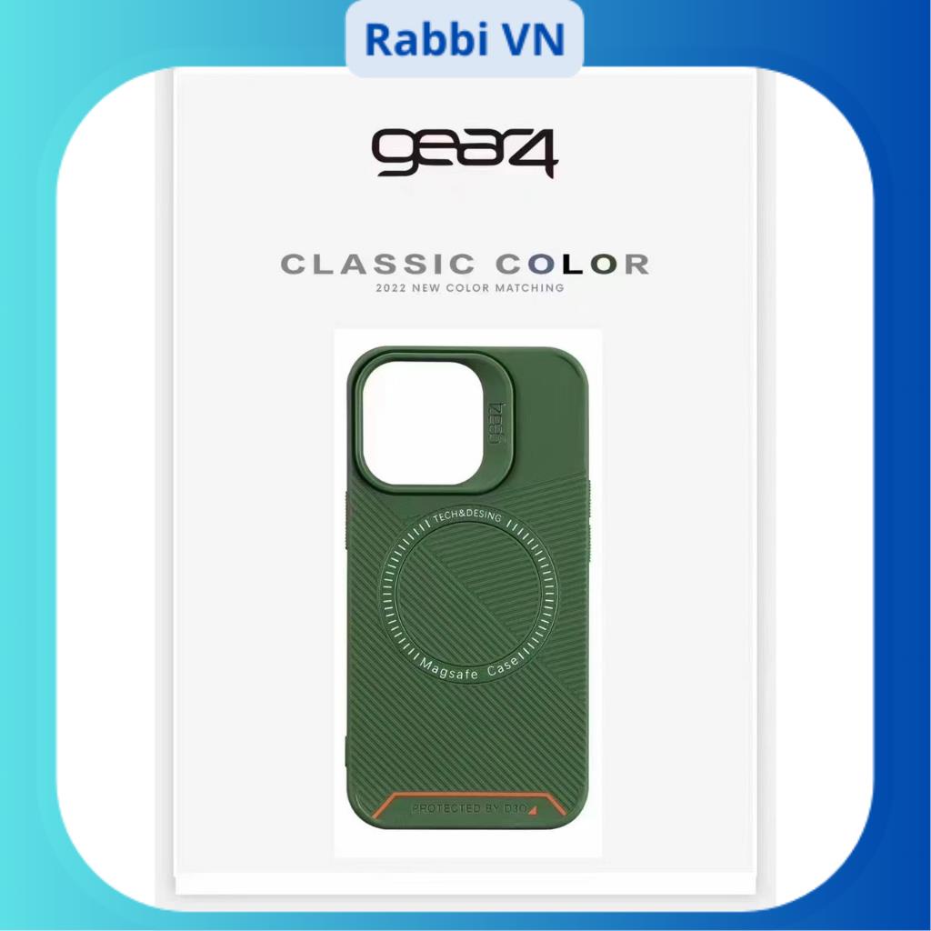 [Đen - Xanh Lá] Ốp hỗ trợ sạc từ tính Gear4 kẻ sọc x/xs/xsm11/12/13/14/pro/max/plus/promax