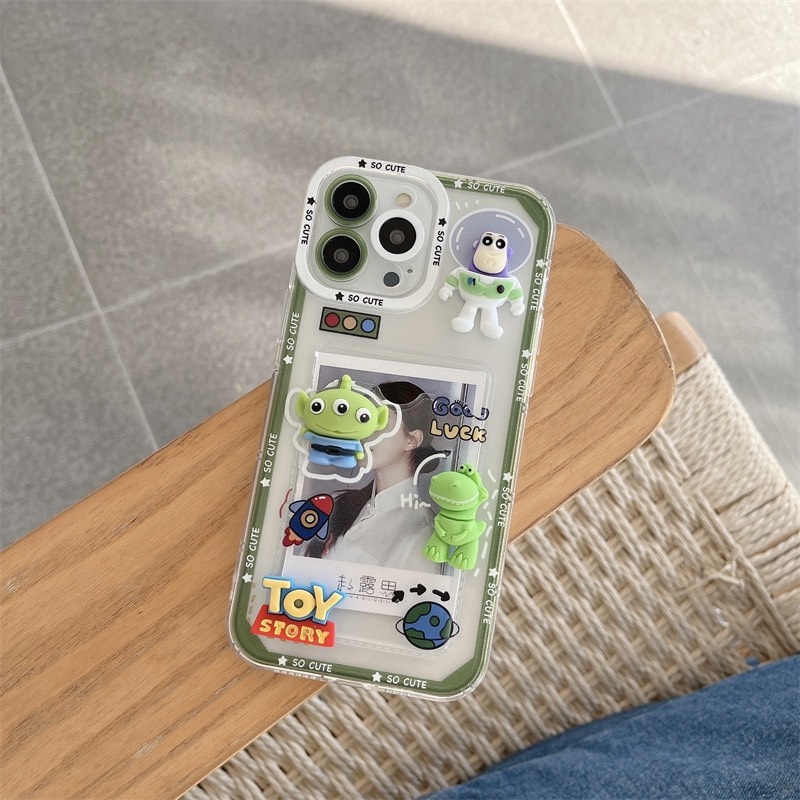 [Gấu dâu - Toy story - Gấu nâu] Ốp cài thẻ Socute gắn stick 7plus/8plus/x/xs/xsmax/11/12/13/14/pro/max/plus/promax