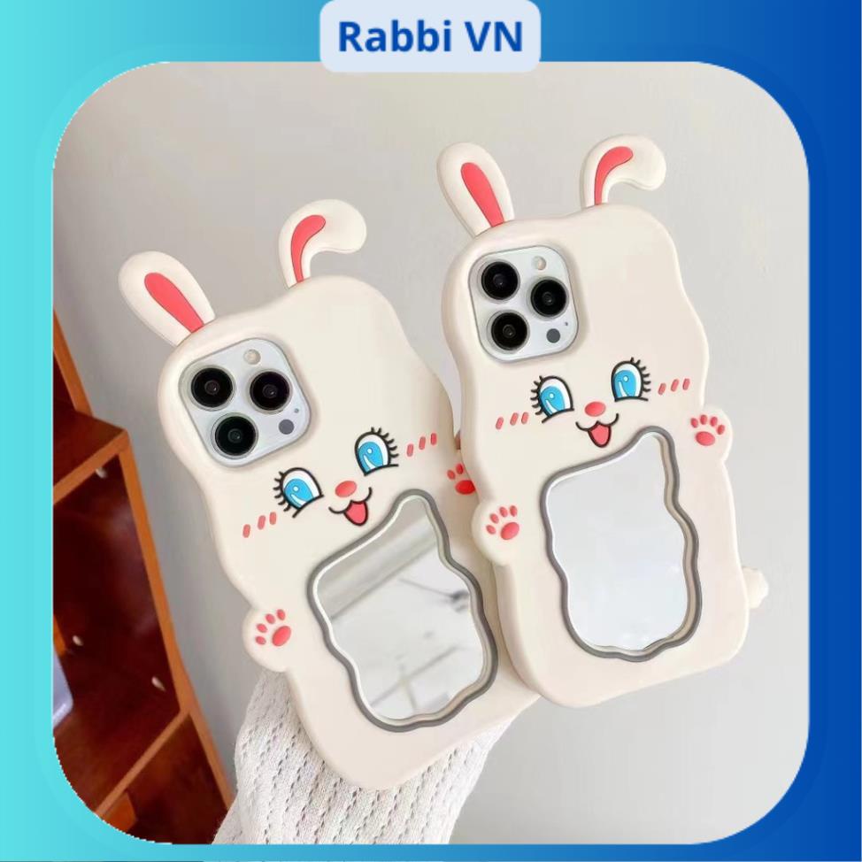 Ốp lưng iphone tai thỏ in hình siêu cute 7plus/8plus/x/xs/xsmax/11/12/13/14/pro/max/plus/promax