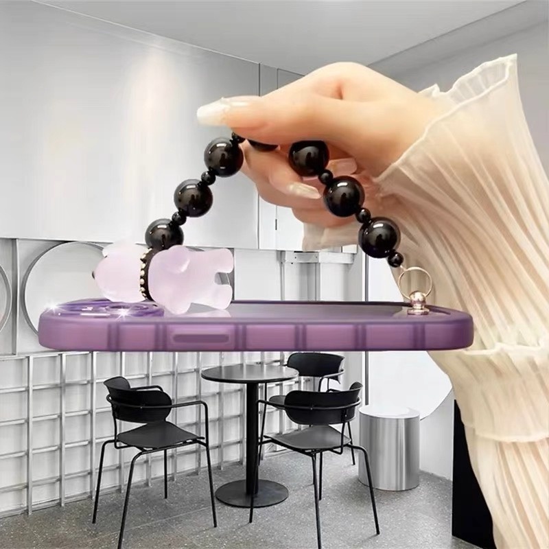 Ốp Điện Thoại Dẻo Hình Gấu 3D gắn dây siêu xynh x/xs/xsm11/12/13/14/pro/max/plus/promax