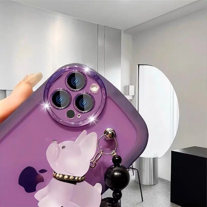 Ốp Điện Thoại Dẻo Hình Gấu 3D gắn dây siêu xynh x/xs/xsm11/12/13/14/pro/max/plus/promax