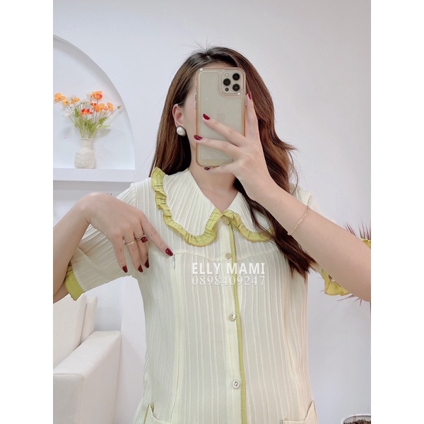 ( 40kg - 85kg ) Đồ Bộ Bầu Và Sau Sinh Cổ Bèo Lửng ,  Gấu Nơ , Đũi Gân , Nhiều Màu Form Dễ Mặc , Siêu Mát Nhẹ Tênh