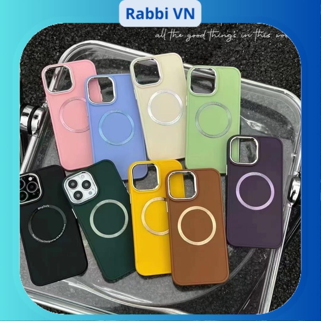 [Xanh Lá, Vàng, Đen] Ốp từ tính viền cam kim loại hỗ trợ sạc không dây 7plus/x/xs/xsm11/12/13/14/pro/max/plus/promax