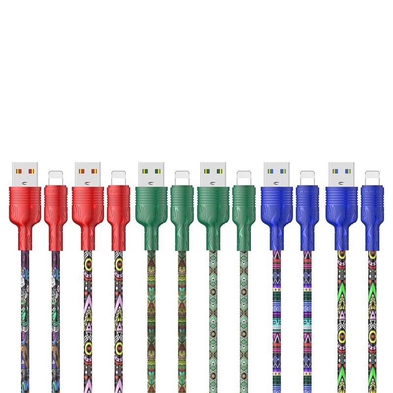 Cáp sạc ống nghiệm chất lượng cao cấp màu sắc đa dạng KSC 474 hàng chính hãng KAKU