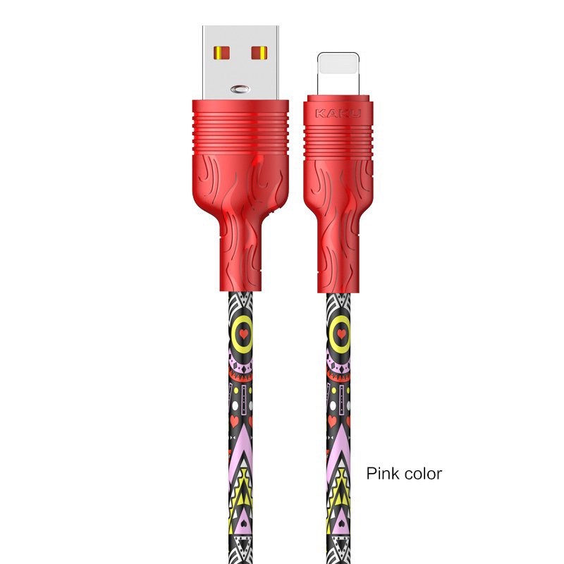 Cáp sạc ống nghiệm chất lượng cao cấp màu sắc đa dạng KSC 474 hàng chính hãng KAKU