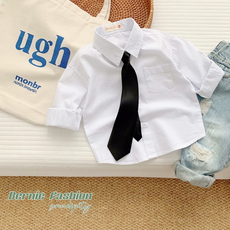 Cà vạt học sinh kéo khoá cho bé trai bé gái từ 1-15tuổi-23A045