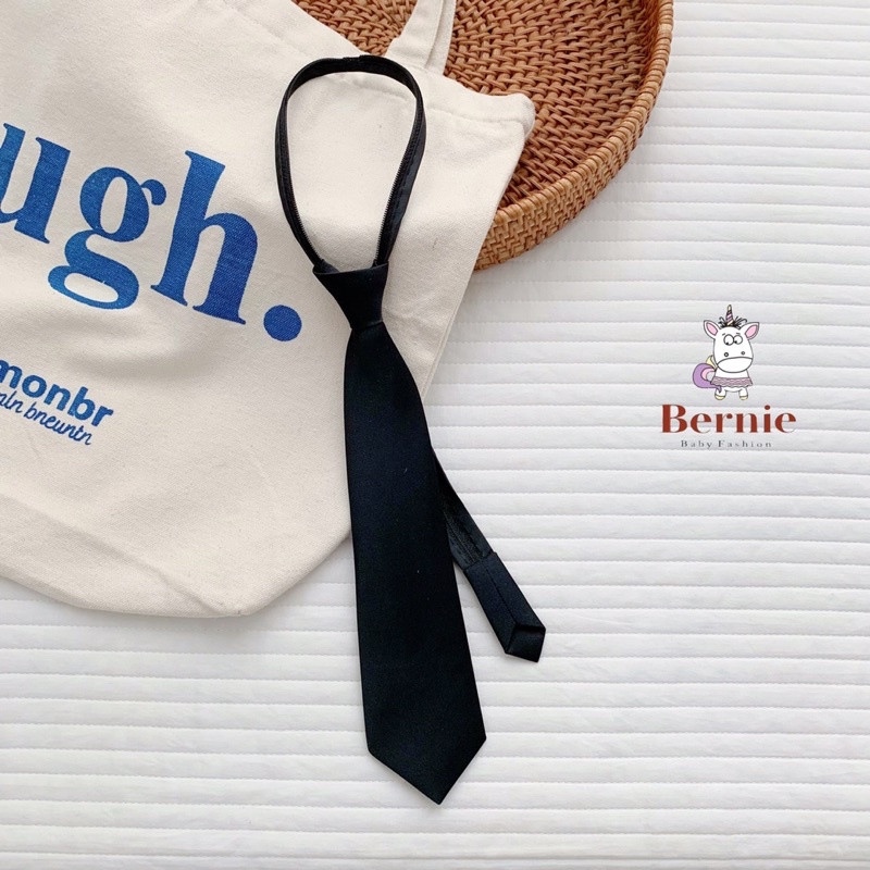 Cà vạt học sinh kéo khoá cho bé trai bé gái từ 1-15tuổi-23A045