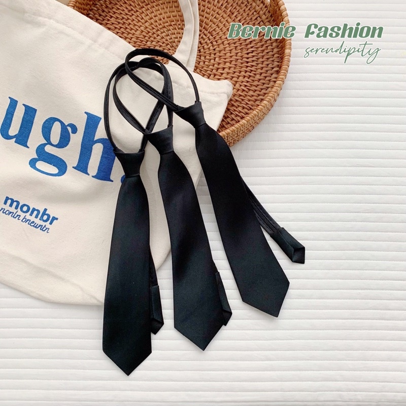 Cà vạt học sinh kéo khoá cho bé trai bé gái từ 1-15tuổi-23A045