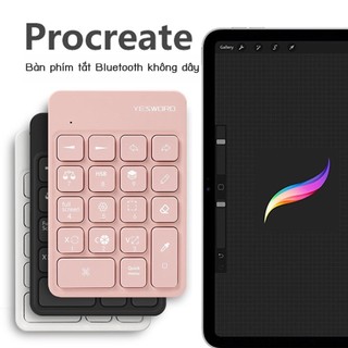 Tạo phím tắt Bàn phím tắt không dây Bluetooth Bàn phím mini di động siêu mỏng YESWORD/AOIKTYE