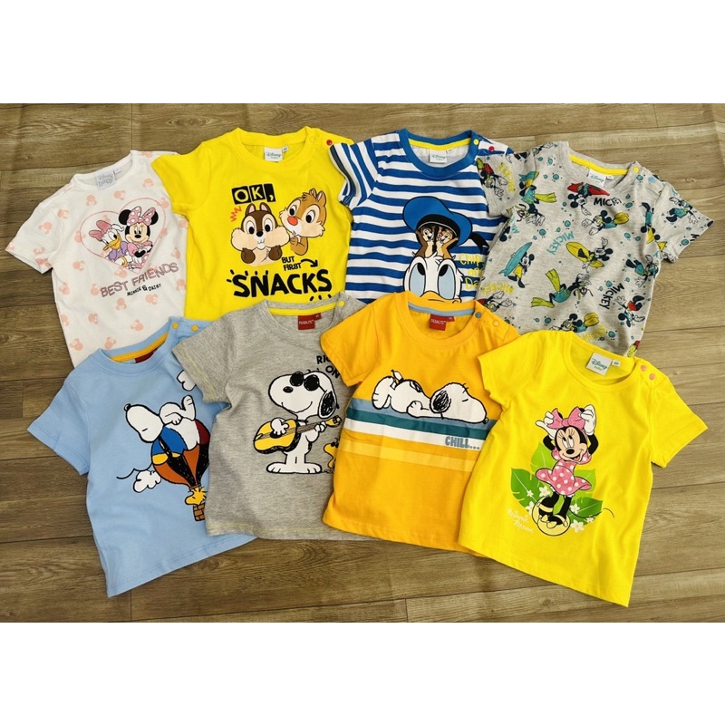 AN 106 - ÁO NGẮN DISNEY TRAI GÁI 6/9m - 3y - XUHASHOPBABY