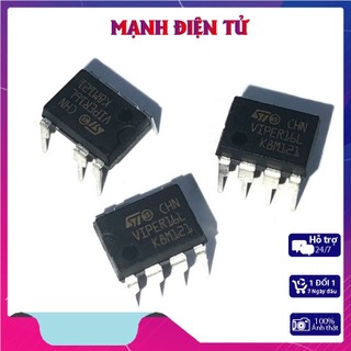 Ic nguồn viper16l viper16 dip-7, chân cắm mới chính hãng st 100%, ic nguồn bo công suất máy giặt.