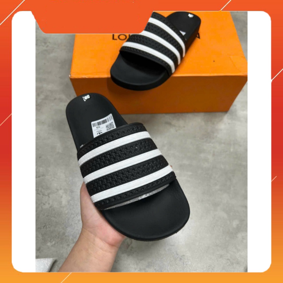 Dép quai ngang A.D.I.D.A.S dép Unisex nam nữ đế cao su êm chân bền chắc thời trang ĐẾ CHỮ A.D.I.D.A.S