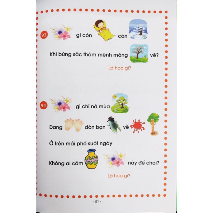 Sách - Câu Đố tư duy hình ảnh cho bé tập nói, tập đọc Đại Mai Books