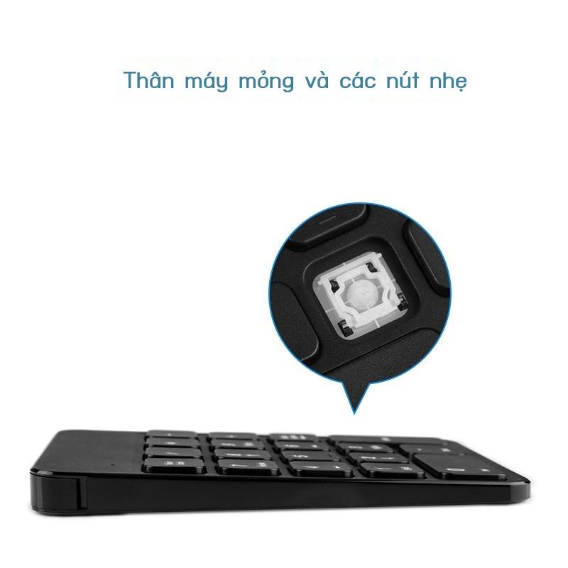 BOW Hangshi bàn phím số nhỏ không dây bên ngoài máy tính xách tay USB mini kế toán tài chính bàn phím thu ngâ