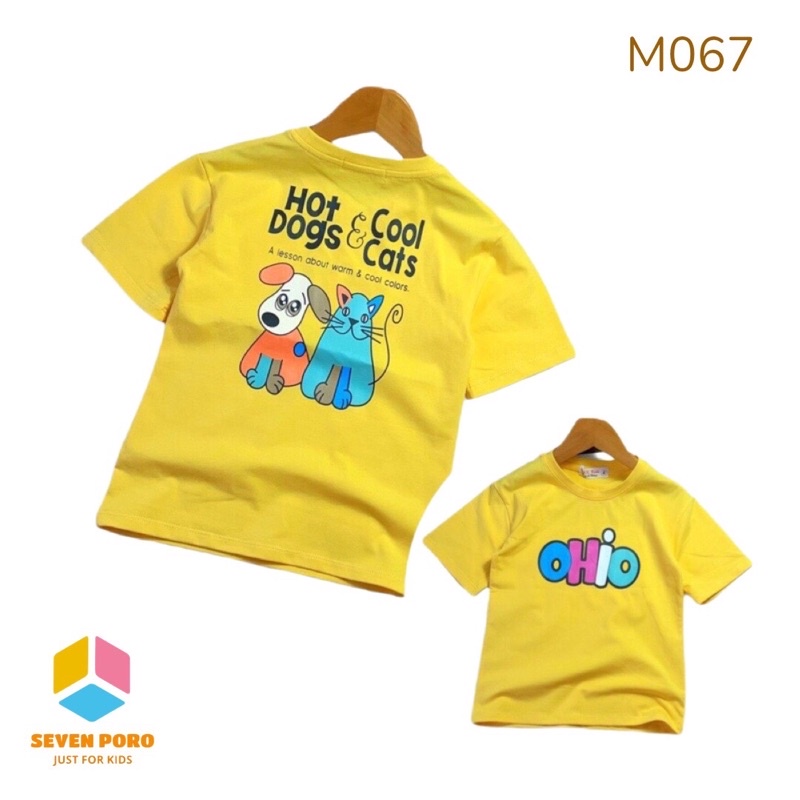 Áo Thun Bé Gái Form Rộng Giấu Quần M067 Size 10-25kg - G&K Kids