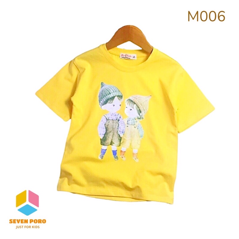 Áo Thun Bé Gái Form Rộng Giấu Quần M006 Size 10-26kg - Seven Poro