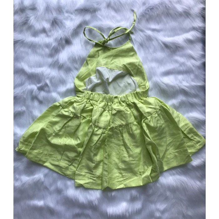 ÁO BABY DOLL CỔ YẾM HỞ LƯNG