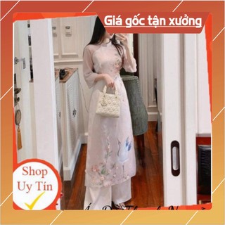 [Ảnh thật} Áo dài voon hình 4 tà cách tân may sẵn