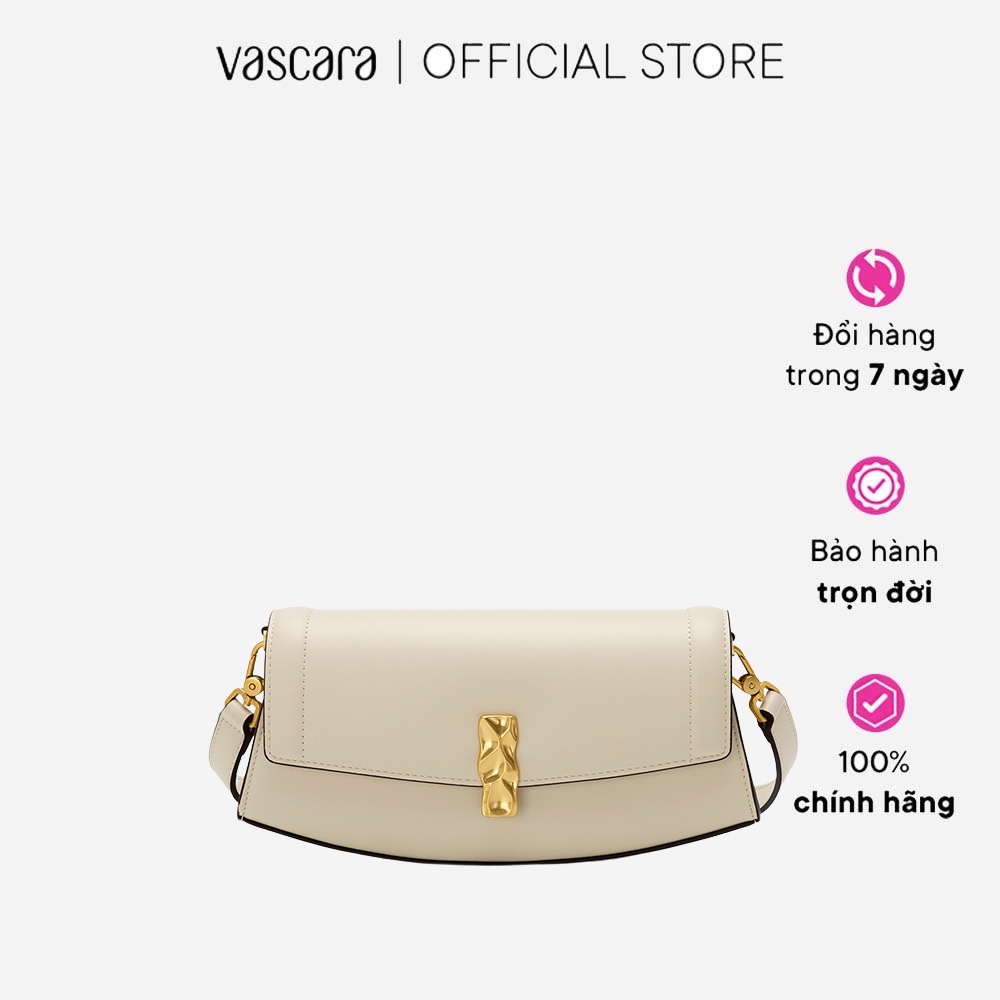 Vascara Túi Xách Tay Hình Thang Phối Khóa - SHO 0215