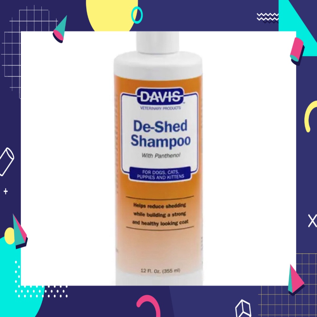 DAVIS DE-SHED PET SHAMPOO- DẦU GỘI GIẢM RỤNG LÔNG CHO CHÓ MÈO