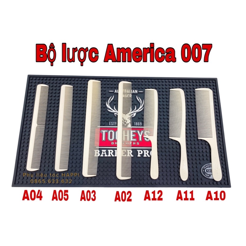 ❌RẺ NHẤT❌ Lược cắt tóc America 007 đủ mẫu mã