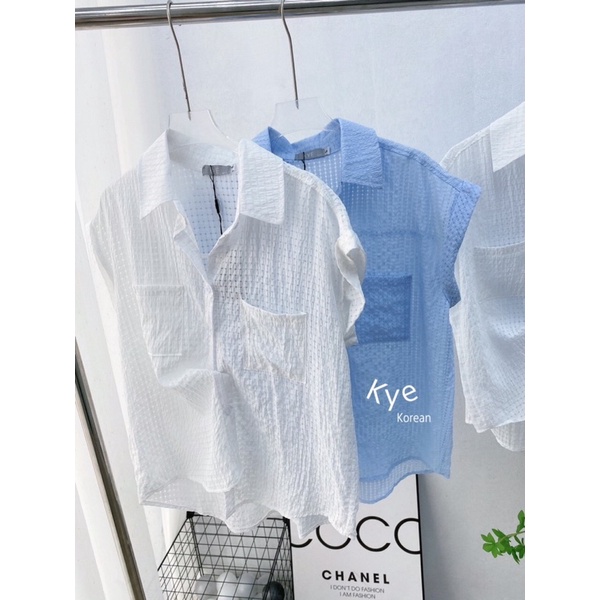 SỈ ÁO SƠ MI CARO LỤA ĐŨI 2 MÀU CHO NỮ QAN94865