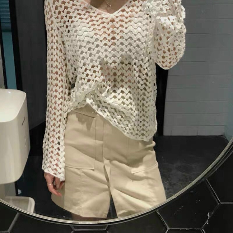 Áo lưới đi biển siêu xinh Hang QC cao cấp