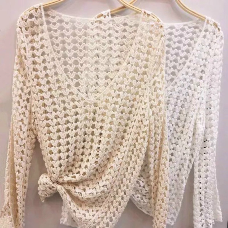 Áo lưới đi biển siêu xinh Hang QC cao cấp