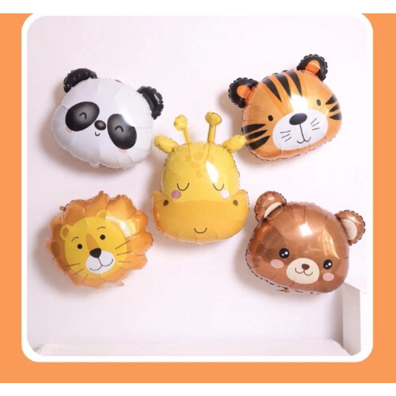 Bóng nhôm hình đầu thú các loại,bong bóng hình động vật ngộ nghĩnh