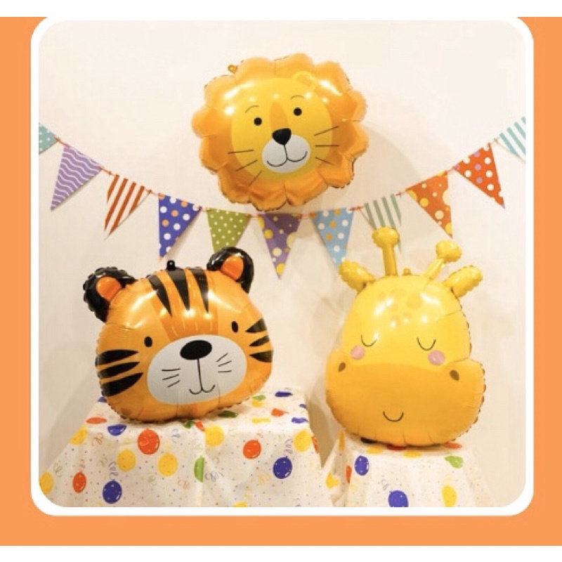 Bóng nhôm hình đầu thú các loại,bong bóng hình động vật ngộ nghĩnh