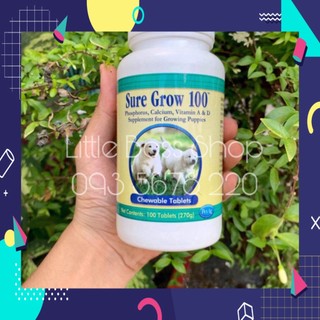 💪🏻viên cải tiến canxi - sure grow 100™ giành riêng cho cún 👏🏻✨