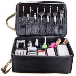 Cốp balô viền vàng (Make up)