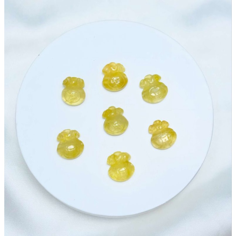 Túi tiền tóc vàng xỏ vòng tay UPCARA