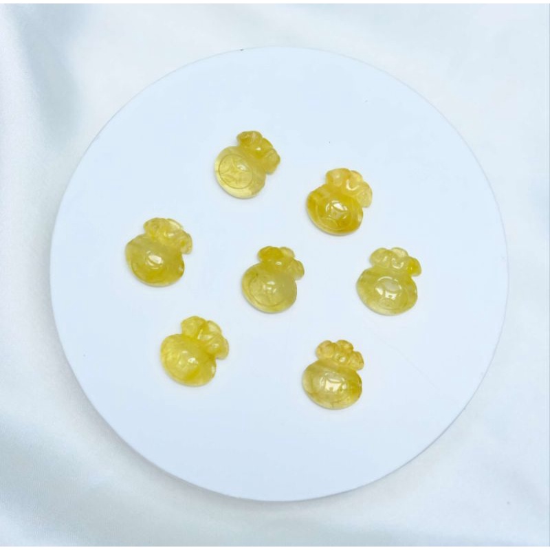 Túi tiền tóc vàng xỏ vòng tay UPCARA