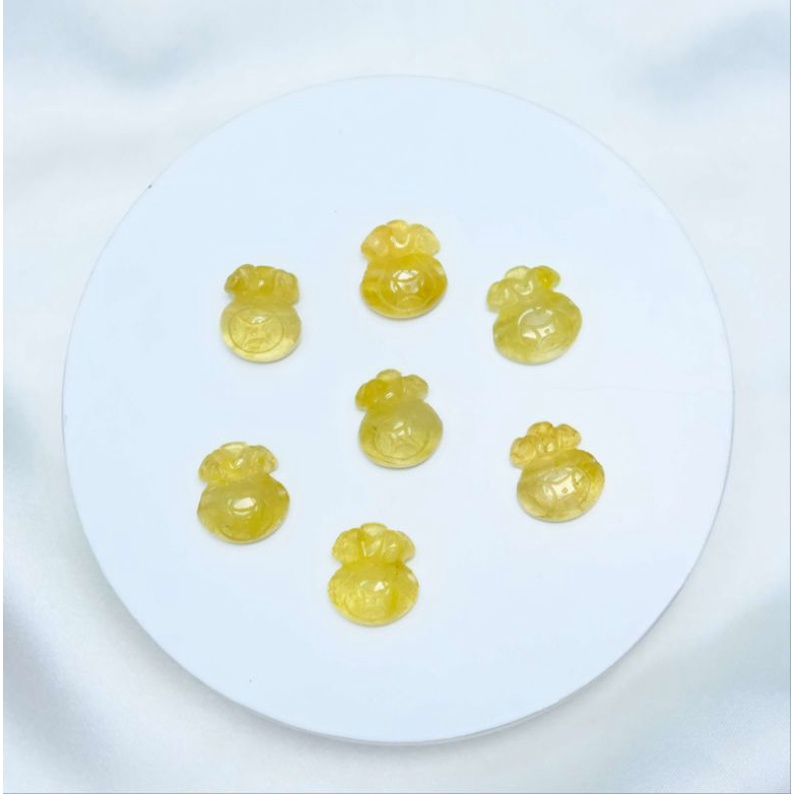 Túi tiền tóc vàng xỏ vòng tay UPCARA