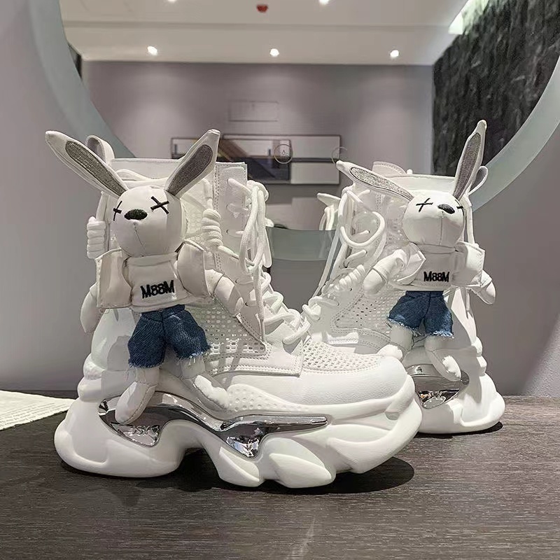 Giày Bốt Lưới Rỗng Thoáng Khí Đế Dày Phong Cách Mới Năm 2023 (Thỏ Cần Cài Đặt Nó)