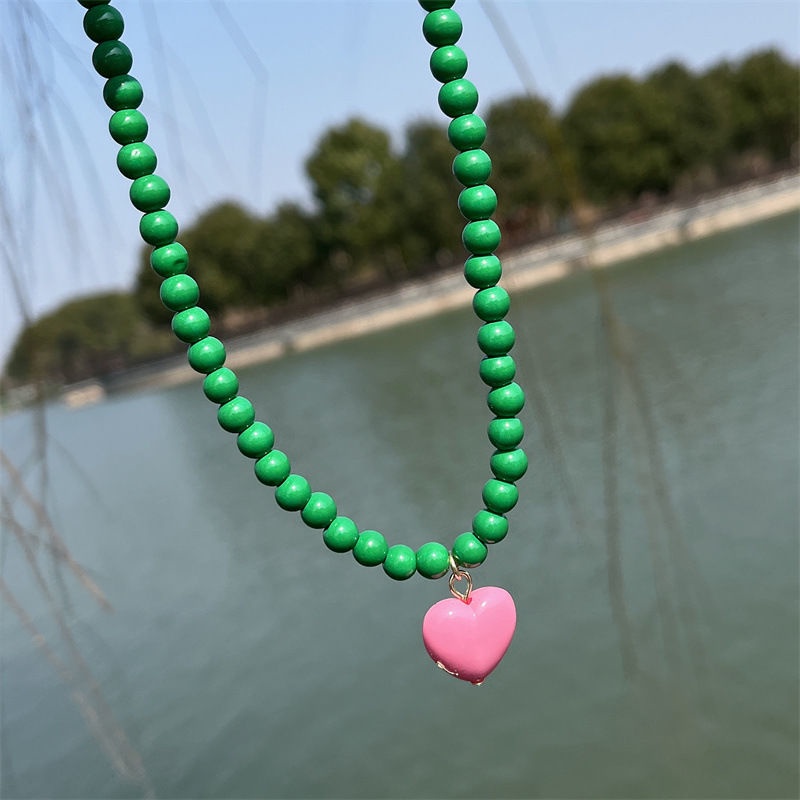 Vòng Cổ Chuỗi Hạt Ngọc Trai Giả Thời Trang Hàn Quốc Cùng Màu Cho Trẻ Em