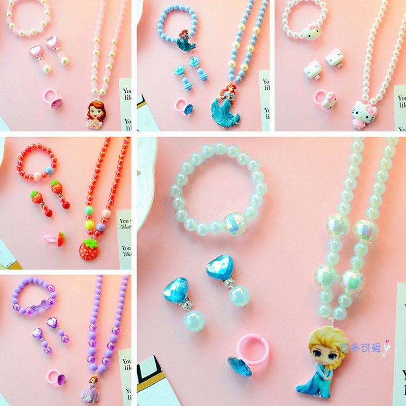 Bộ Trang Sức 5 Món Xinh Xắn Cho Bé Gái je