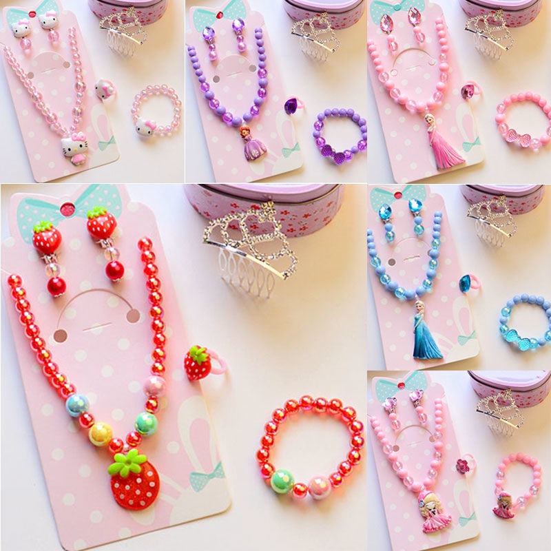 Bộ Trang Sức 5 Món Xinh Xắn Cho Bé Gái je