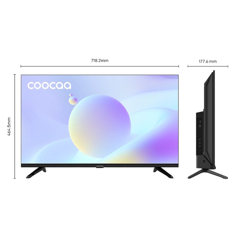 Google Tivi Coocaa HD 32 Inch 32Z72 Hệ điều hành Google, Âm thanh Dolby, Điều khiển giọng nói - Giao miễn phí HCM