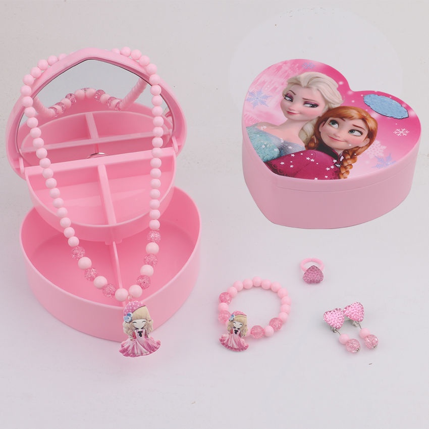 Bộ Trang Sức Kiểu Công Chúa Elsa Dễ Thương Cho Bé Gái