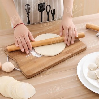 Cán bột gỗ trơn 28cm