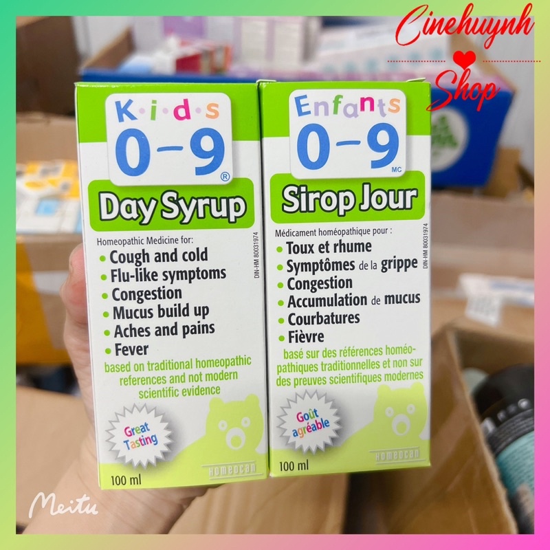 SIRO H.O CẢM CÚM COUGH 0-9 CANADA