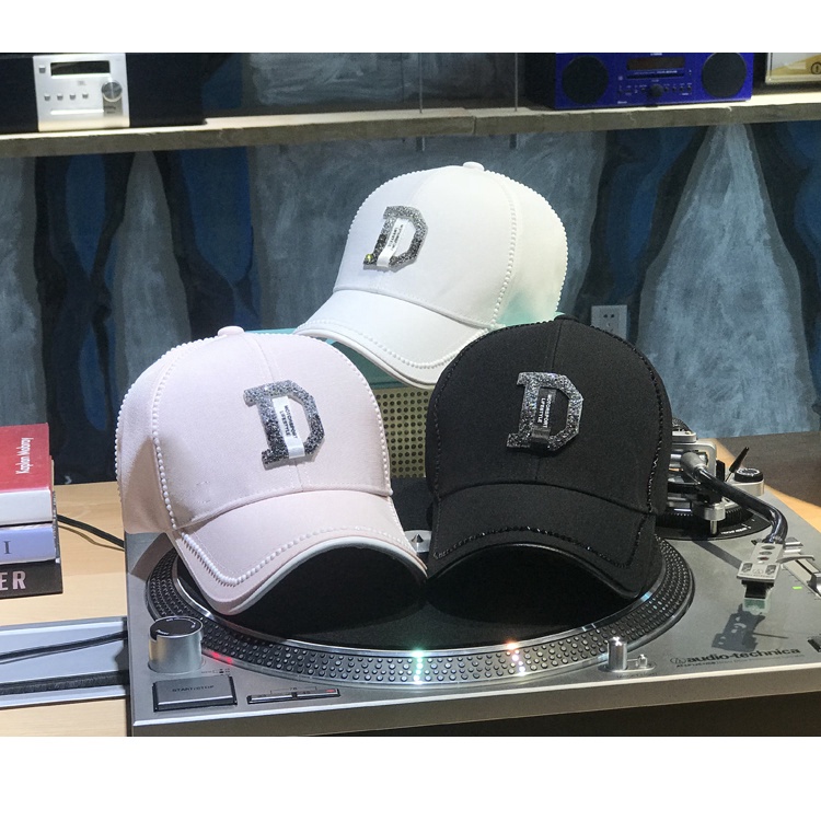 Mũ Lưỡi Trai Đính Đá Thời Trang Hàn Quốc Dành Cho Nữ