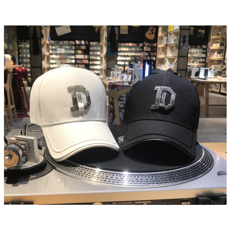 Mũ Lưỡi Trai Đính Đá Thời Trang Hàn Quốc Dành Cho Nữ